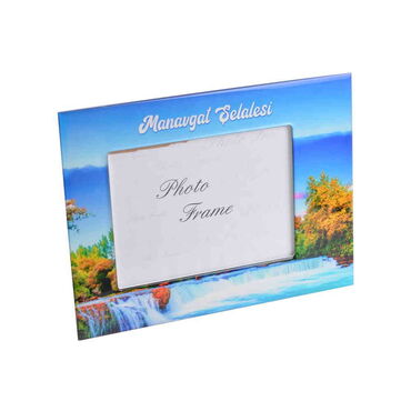 Manavgat Themed Epoxy Photo Frame Travel Souvenir 15x20 Cm - Thumbnail