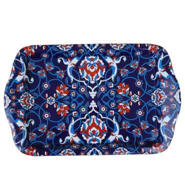 Wholesale Mandala Themed Mini Tray Double Sided Printed (25*16 cm) - 4
