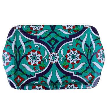Wholesale Mandala Themed Mini Tray Double Sided Printed (25*16 cm) - 6