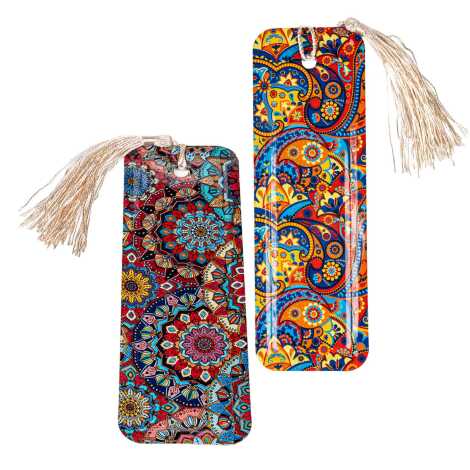 Mandala Temalı Myros Metal Kitap Ayracı - 2