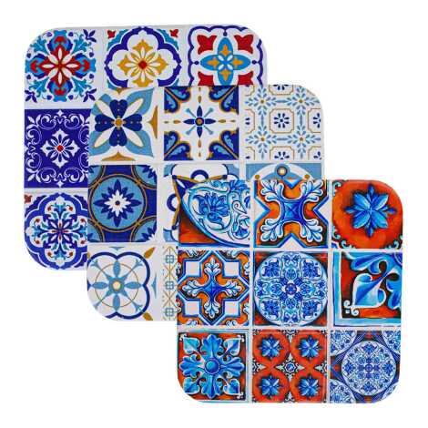 Mandala Temalı Uv Baskılı Kare Bardak Altlığı 80 Mm - 2