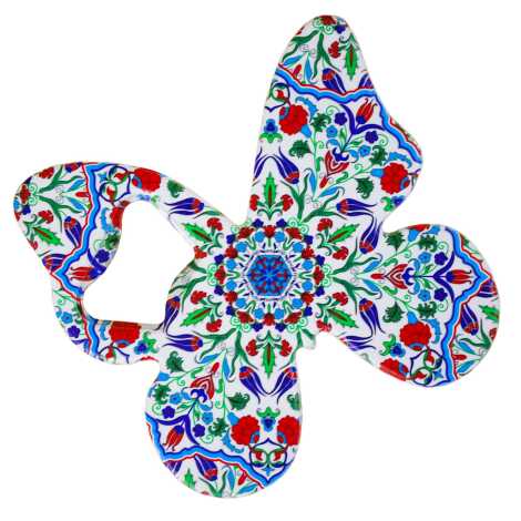 Mandala Temalı UV Baskılı Kelebek Açacak - 2