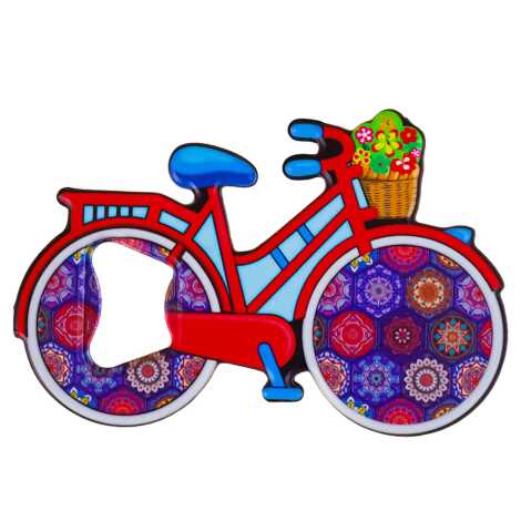 Mandala Temalı UV Bisiklet Açacak - 1