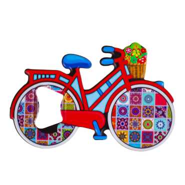 Mandala Themed UV Bicycle Bottle Opener - 4