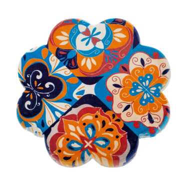 Mandala Themed UV Daisy Traditional Coaster 88 mm - 9