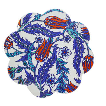 Mandala Themed UV Daisy Traditional Coaster 88 mm - 7
