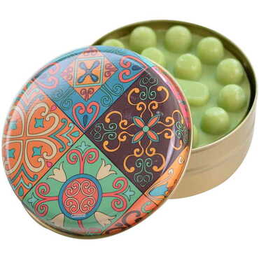 Mandala Themed Custom Print Metal Tin Soap Box - Thumbnail