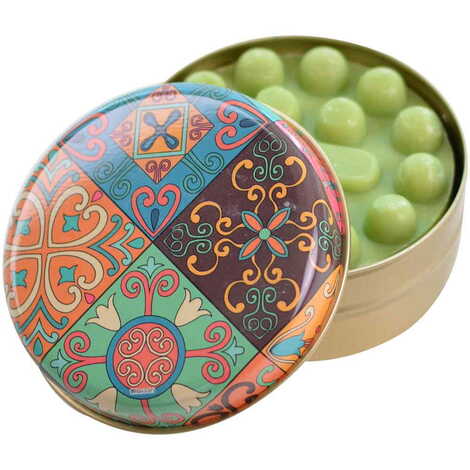 Mandala Themed Custom Print Metal Tin Soap Box