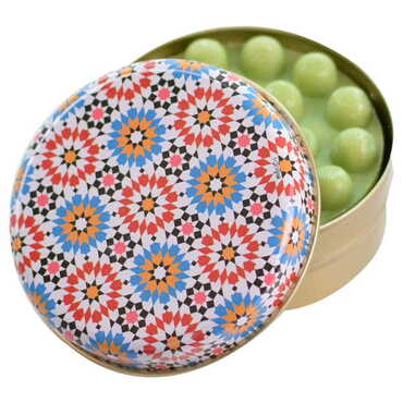 Mandala Themed Custom Print Metal Tin Soap Box - Thumbnail