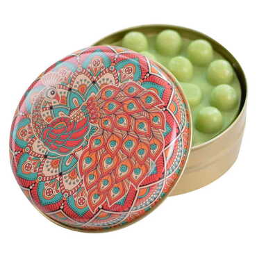 Mandala Themed Custom Print Metal Tin Soap Box - Thumbnail