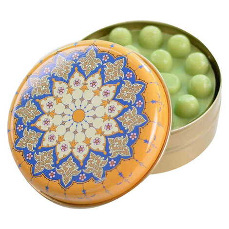 Mandala Themed Custom Print Metal Tin Soap Box