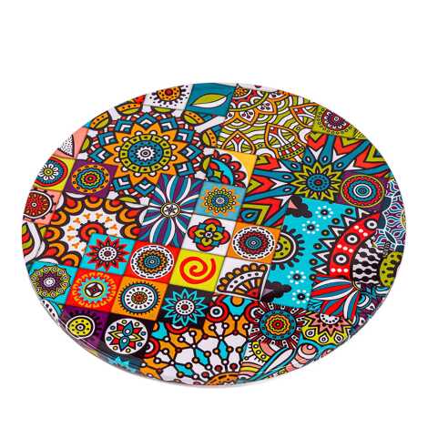 Mandala Themed Metal Trivet - 8