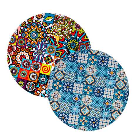 Mandala Themed Metal Trivet - 2