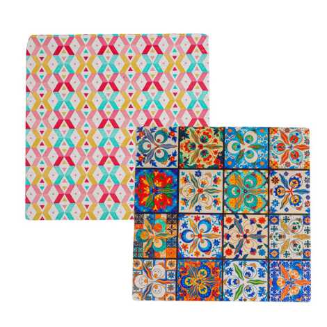 Mandala Themed Stone Coaster 100x100 mm - 2