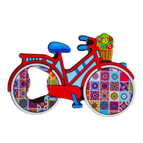 Mandala Themed UV Bicycle Bottle Opener - 4