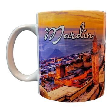 Myros - Mardin Themed Customised Porcelain Souvenir Travel Mug 80x95 mm