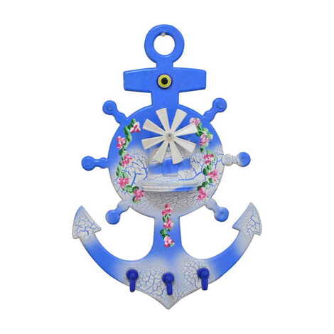 Marine Themed Anchor Keychain Hanger