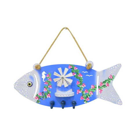 Marine Themed Fish Shaped Keychain Hanger