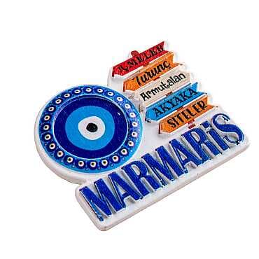 Marmaris Bölgesi Temalı Myros Yöresel Polyester Magnet - 15