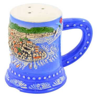 Marmaris Themed Ceramic Salt And Pepper Shakers - Standart - 3