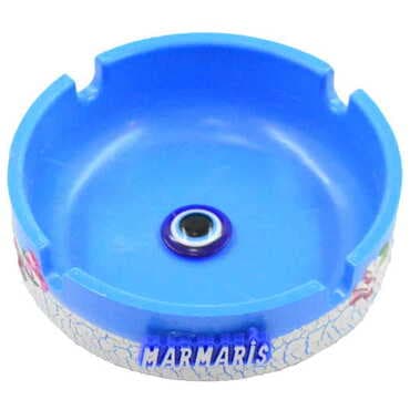 Toptan Marmaris Temalı Marin Klasik Küllük - Standart - 2