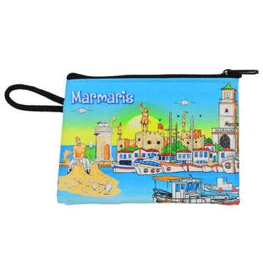 Toptan Marmaris Temalı Myros Cüzdan 113x80x8 mm - 9