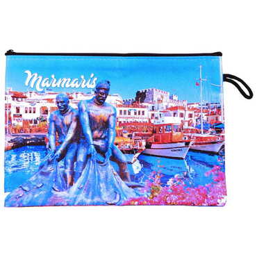 Toptan Marmaris Temalı Myros Cüzdan 113x80x8 mm - 14
