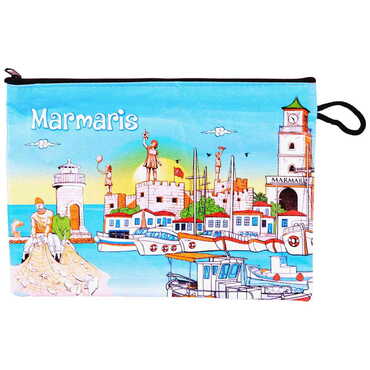 Toptan Marmaris Temalı Myros Cüzdan 113x80x8 mm - 15