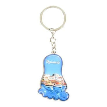 Wholesale Marmaris Themed Metal Leg Keychain