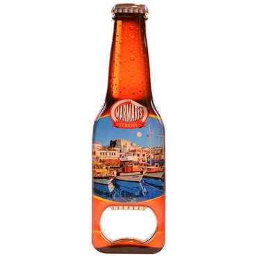 Marmaris Themed Beer Bottle Shaped Metal Magnetic Bottle Opener 130x39 mm - 6