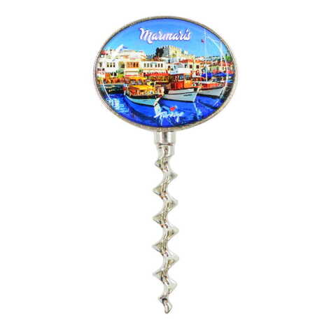 Marmaris Temalı Myros Metal Tirbüşon