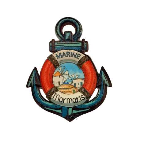 Marmaris Temalı Myros Yöresel Polyester Magnet - 8