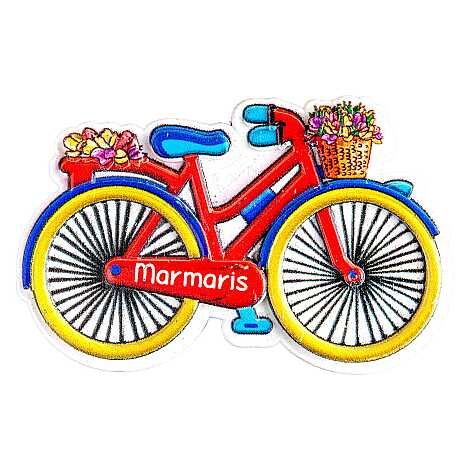 Marmaris Temalı Myros Yöresel Polyester Magnet - 22