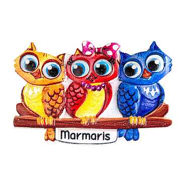 Marmaris Temalı Myros Yöresel Polyester Magnet - 49