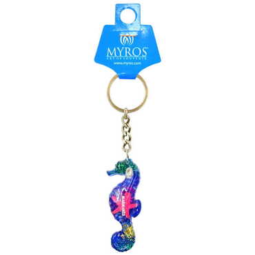 Toptan Marmaris Temalı Şeffaf Polyester Anahtarlık - 10