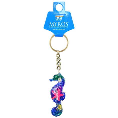 Toptan Marmaris Temalı Şeffaf Polyester Anahtarlık - 10