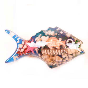 Marmaris Themed Transparent Polyester Photo Fridge Magnet - 3
