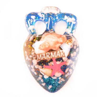 Marmaris Themed Transparent Polyester Photo Fridge Magnet - 8