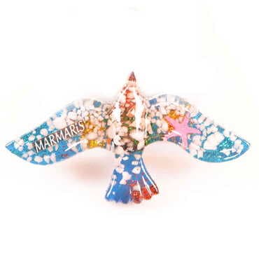 Marmaris Themed Transparent Polyester Photo Fridge Magnet - 12