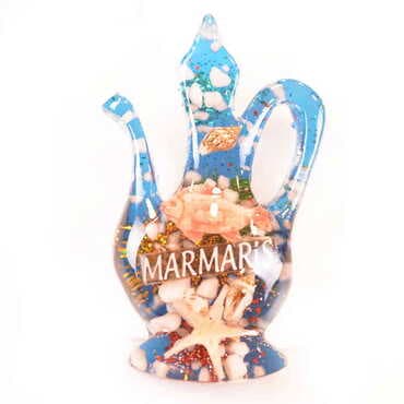 Marmaris Themed Transparent Polyester Photo Fridge Magnet - 15