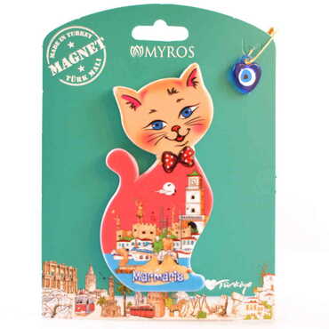 Marmaris Themed Plastic Base UV Printed Custom Backing Carded Fridge Magnet - 8