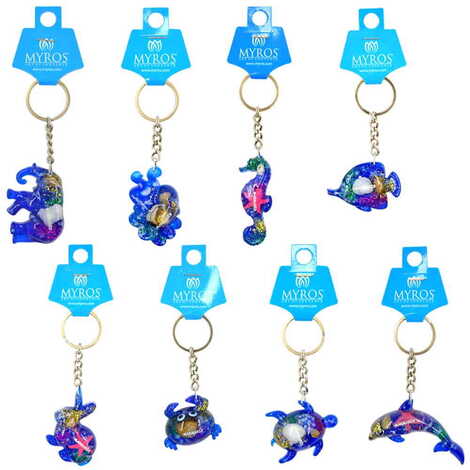 Marmaris Themed Customised Transparent Polyester Keyring - 2
