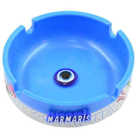 Marmaris Themed Marine Themed Polyester Ashtray