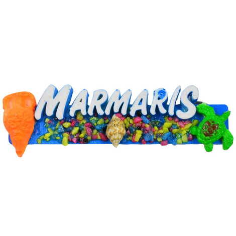 Marmaris Themed Polyester Fridge Magnet