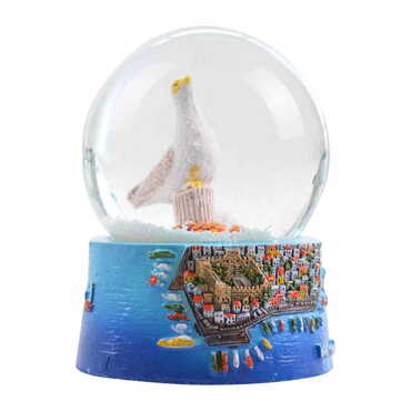 Marmaris Themed Polyester Snowglobe 65 Mm - Thumbnail