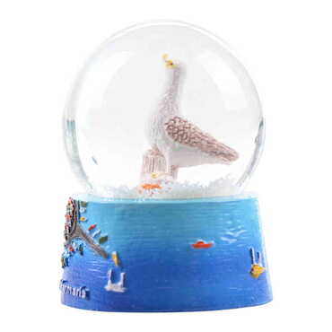 Marmaris Themed Polyester Snowglobe 65 Mm - Thumbnail