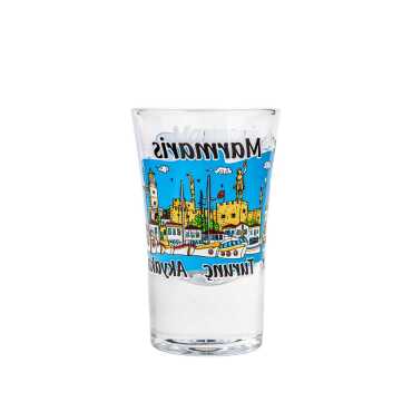 Marmaris Themed Printed Shot Glass 45x70 mm - 2