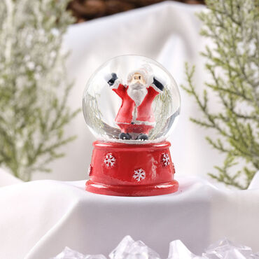 Myros - Merry Santa Claus Snow Globe