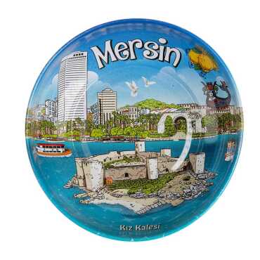 Mersin Themed Metal Bowl 95 mm - Standart - 2