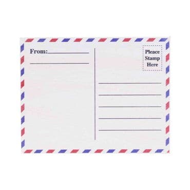 Mersin Themed Wooden UV Printed Travel Postcard 116x150 mm - 2